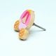 Handmade Pine Wood Princess Carriage Knob for Kids Furniture